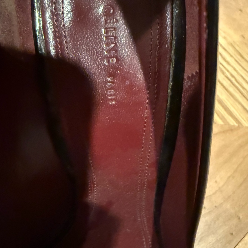 Celine Black Patent Leather Heels - Picture 2 of 5